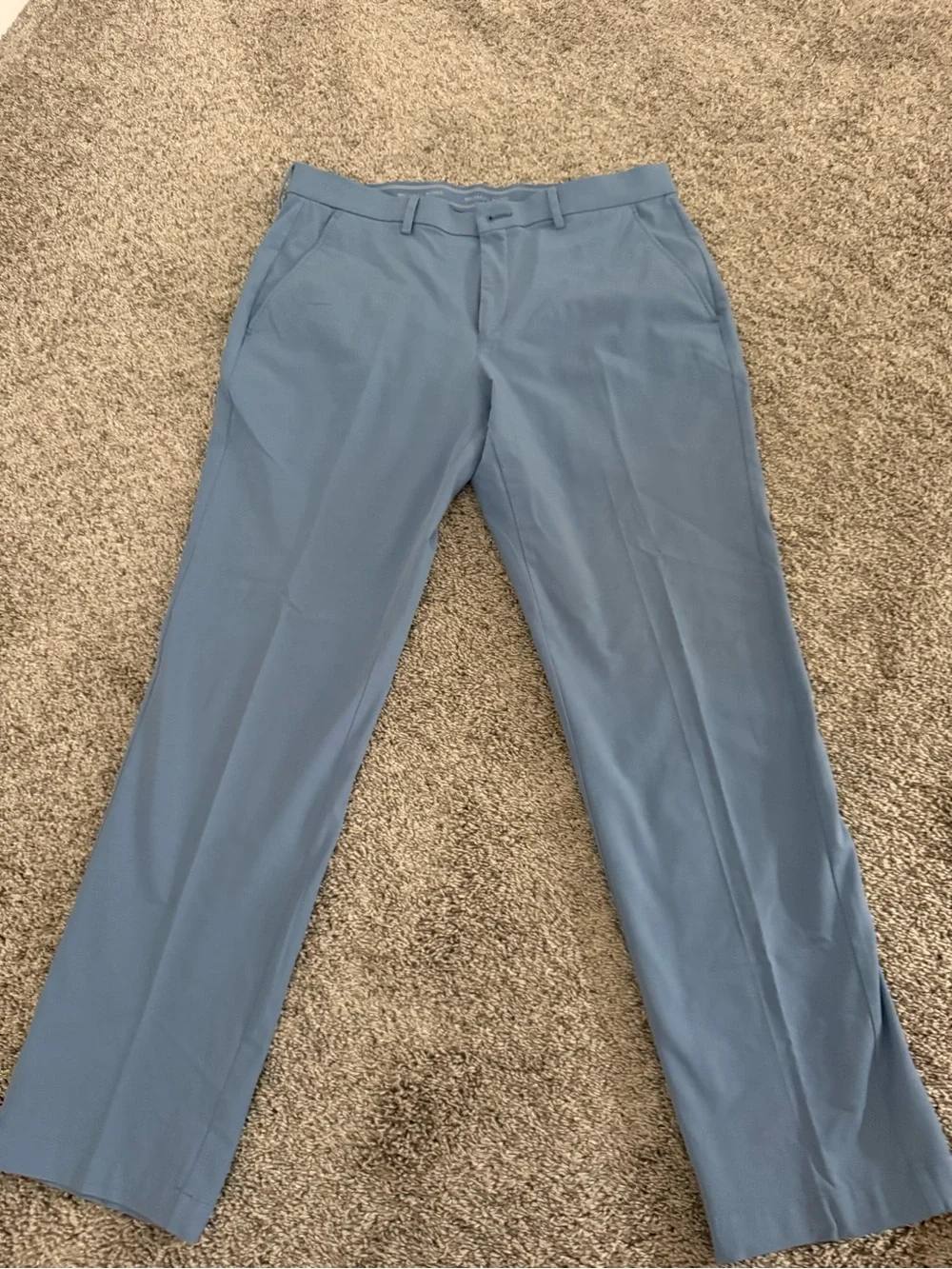 Michael Kors Men's Straight Dress Pants - Light Blue